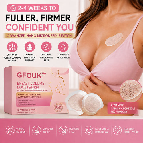 🇺🇸🏆GFOUK® ✨BREAST VOLUME BOOST & FIRM Advanced Nano Microneedle Patch💖