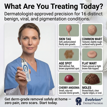 ✨🌿Evolvion® 𝟕-𝐃𝒂𝘆 𝐒𝗸𝐢𝐧 𝐓𝒂𝗴 & 𝐒𝐩𝙤𝐭 𝐄𝐫𝒂𝐬𝙚𝐫 Painless & Scar-Free Advanced Imperfection Remova𝗜 Ro𝗜𝗜erba𝗜𝗜 Pen
