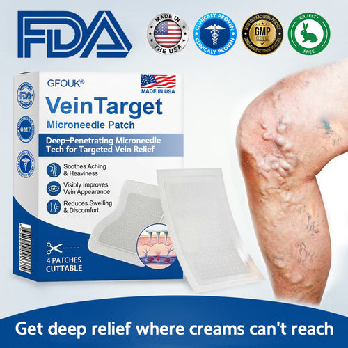 🇺🇸✅👨‍⚕️GFOUK® VeinTarget Microneedle Patch⚡Instant Relief, Long-Term Results
