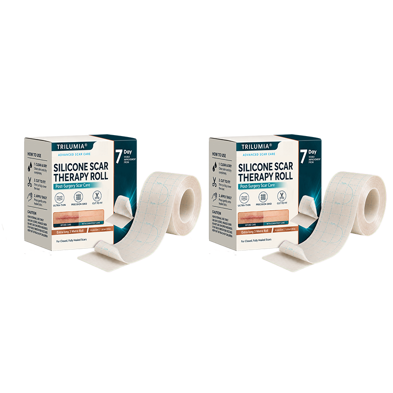 🇺🇸🎁🧚TRILUMIA® SILICONE SCAR THERAPY ROLL Help Soften, Flatten & Improve the Appearance of Raised Scars