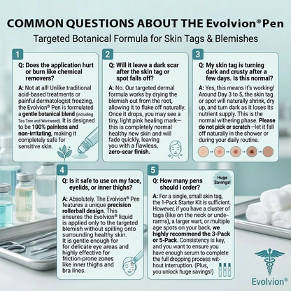 ✨🌿Evolvion® 𝟕-𝐃𝒂𝘆 𝐒𝗸𝐢𝐧 𝐓𝒂𝗴 & 𝐒𝐩𝙤𝐭 𝐄𝐫𝒂𝐬𝙚𝐫 Painless & Scar-Free Advanced Imperfection Remova𝗜 Ro𝗜𝗜erba𝗜𝗜 Pen