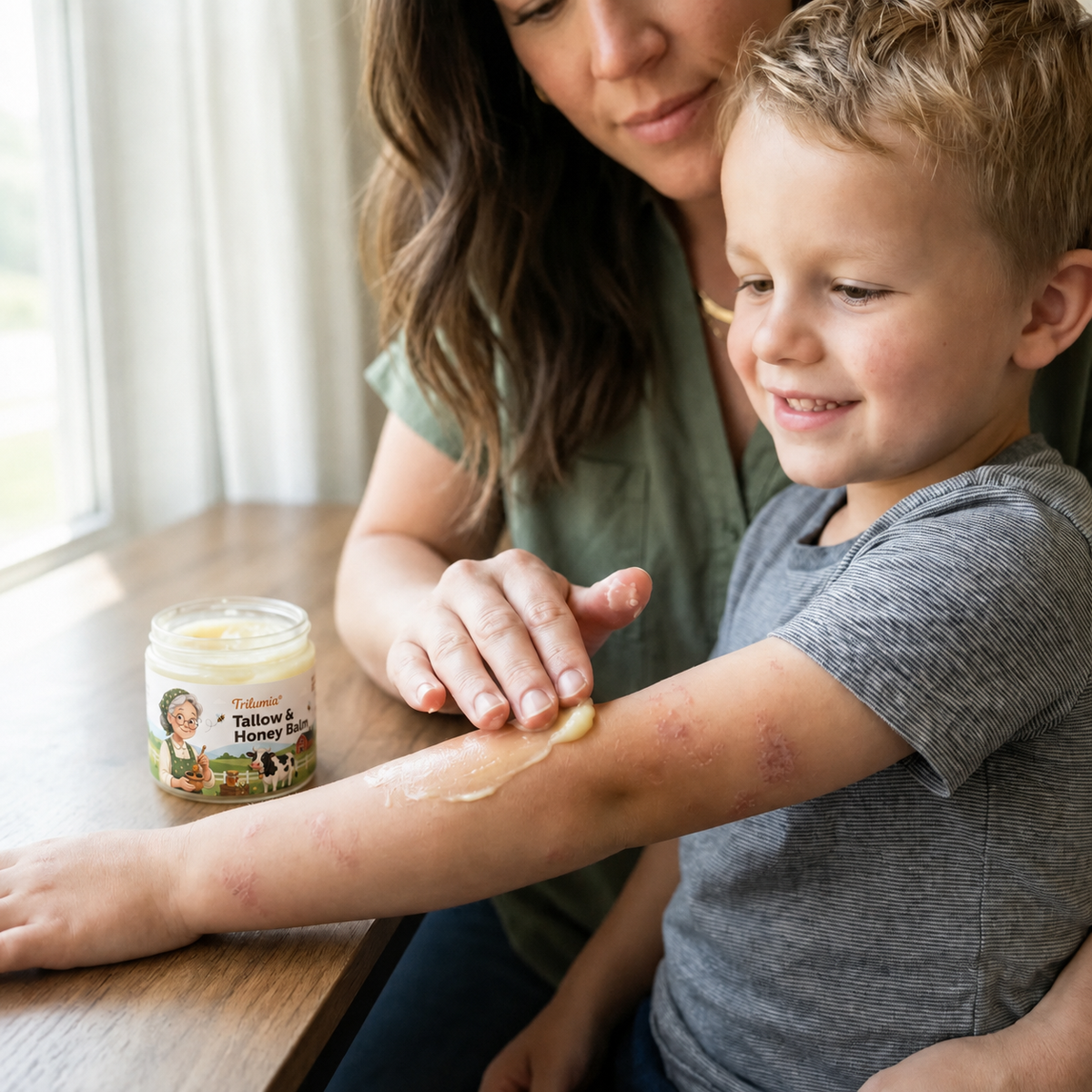 🇺🇸👨‍⚕️Trilumia® Tallow & Honey Balm — Kids’ Eczema Relief