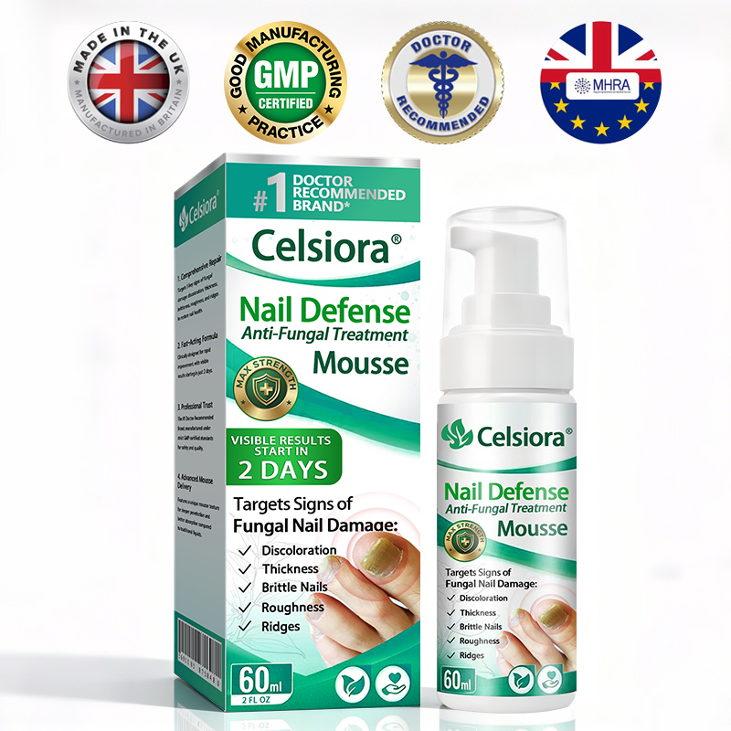 Celsiora® Max Strength Nail Defense Anti-Fungal Treatment Mousse