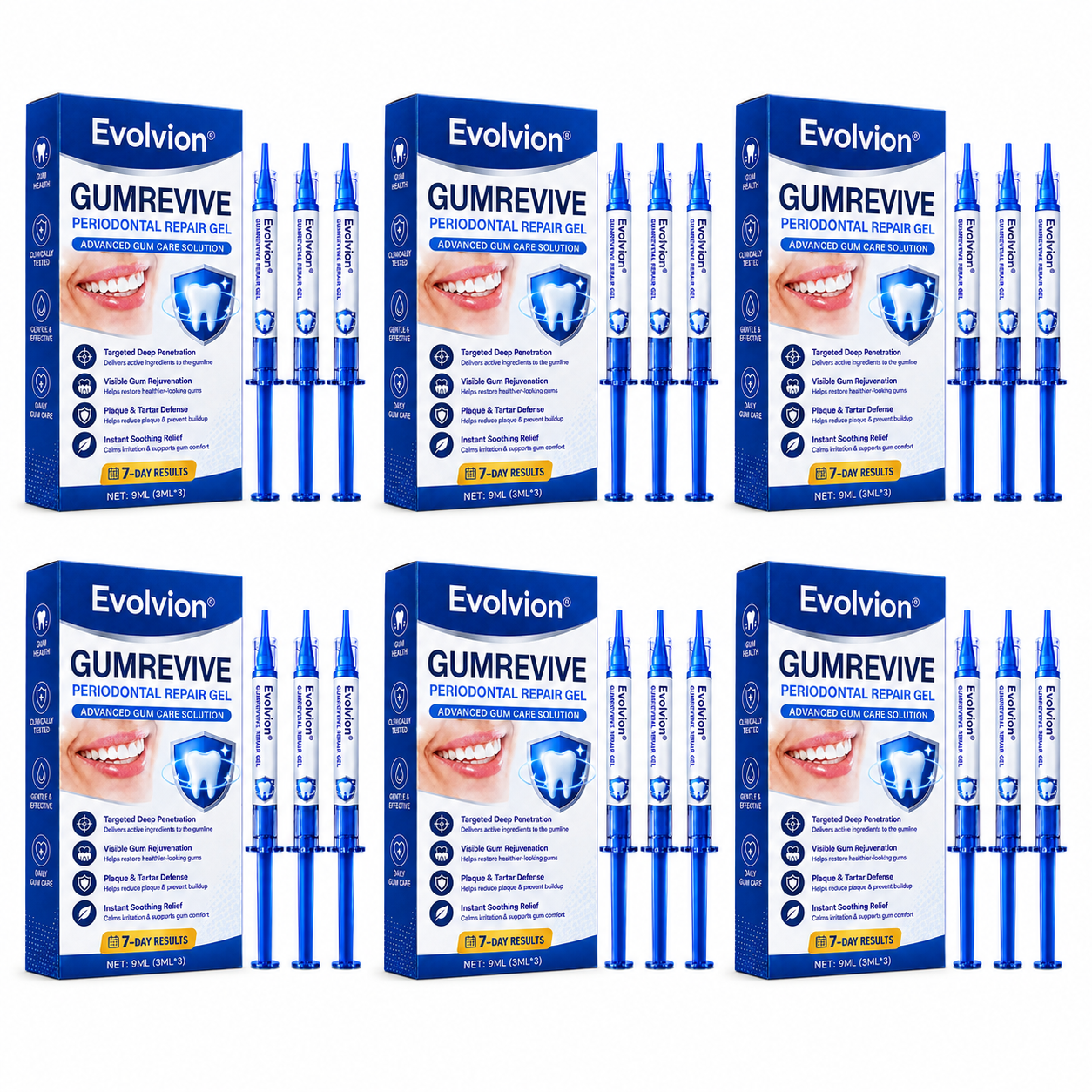 🇺🇸🦷Evolvion® GumRevive Periodontal Repair Gel (For Bleeding Gums, Gum Recession & Loose Teeth)